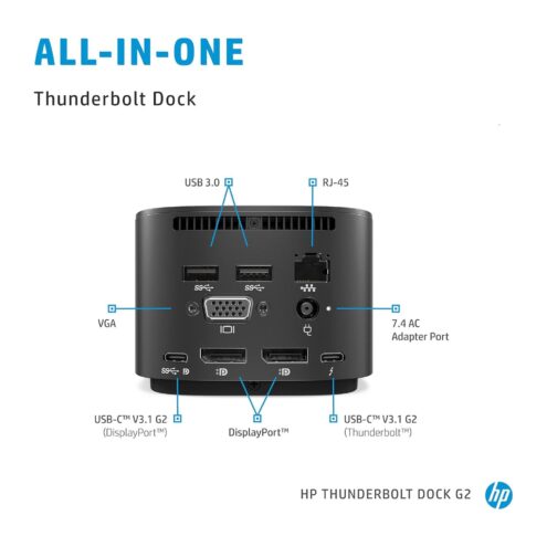 HP Thunderbolt Dock 120W G2 Dock USB Hub - Image 5