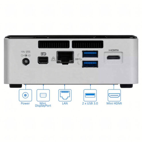 Mini PC Intel NUC 5i7RYH / i7-5557U / 8GB DDR4 256GB SSD Windows 10 - Image 3