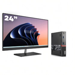 Mini PC Lenovo M700 / i7-6700T / 16GB DDR4 512GB SSD Windows 10 com monitor 24 + teclado e mouse