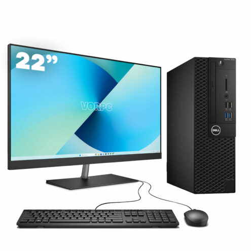 Dell 3050 SFF / i5-6500 / 8GB DDR4 256GB HDD Windows 10 com monitor 22" + teclado e mouse