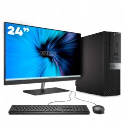 Dell 5040 SFF / Pentium-G4400 / 8GB DDR4 512GB HDD Windows 10 com monitor 24 + teclado e mouse
