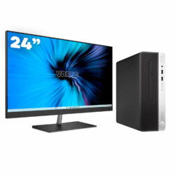 HP 400 G6 SFF / i5-9500 / 8GB DDR4 512GB M.2 NVMe Windows 11 com monitor 24 + teclado e mouse