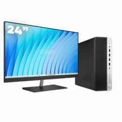 HP 600 G3 SFF / i5-6500 / 8GB DDR4 256GB SSD Windows 10 com monitor 24 + teclado e mouse