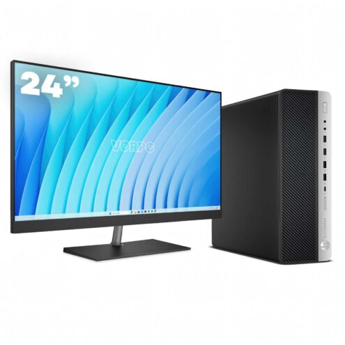 HP 800 G3 SFF / i7-6700 / 8GB DDR4 256GB SSD Windows 10 com monitor 24 + teclado e mouse