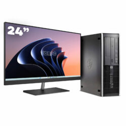 HP 8200 SFF / i5-2400 / 8GB DDR3 256GB SSD Windows 10 com monitor 24 + teclado e mouse