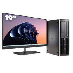 HP 8300 SFF / i7-3770 / 8GB DDR3 256GB SSD Windows 10 com monitor 19" + teclado e mouse