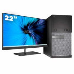 Dell 7020 TORRE / i5-4590 / 8GB DDR3 256GB SSD Windows 10 com monitor 22" + teclado e mouse