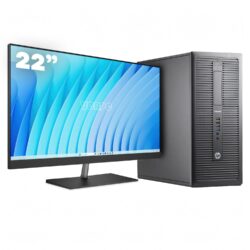 HP 800 G1 TORRE / i5-4570 / 16GB DDR3 512GB SSD Windows 10 com monitor 22" + teclado e mouse
