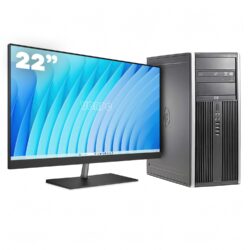 HP 8200 TORRE / i5-2400 / 16GB DDR3 256GB SSD Windows 10 com monitor 22" + teclado e mouse