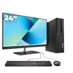 Lenovo M710s SFF / i5-6500 / 16GB DDR4 512GB SSD Windows 11 com monitor 24" + teclado e mouse