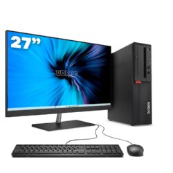 Lenovo M710s SFF / i5-6500 / 16GB DDR4 1TB SSD Windows 11 com monitor 27" + teclado e mouse