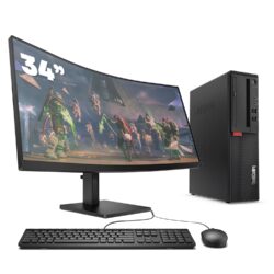 Lenovo M710s SFF / i5-6500 / 32GB DDR4 1TB SSD Windows 11 com monitor 34" + teclado e mouse