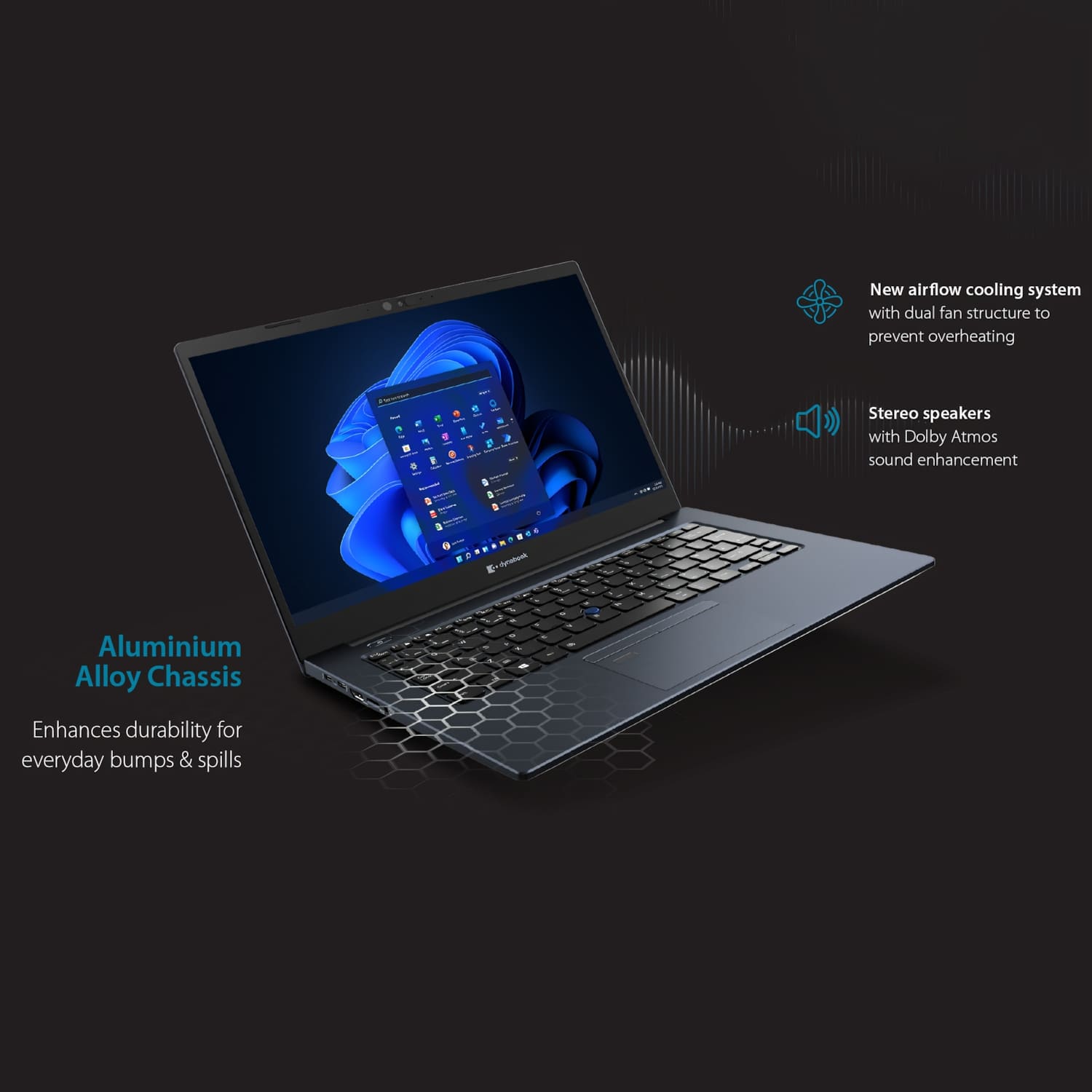 DYNABOOK X40-J-16R 14" / i7-1185G7 / 16GB DDR4 1TB M.2 SATA Windows 11 - Image 6