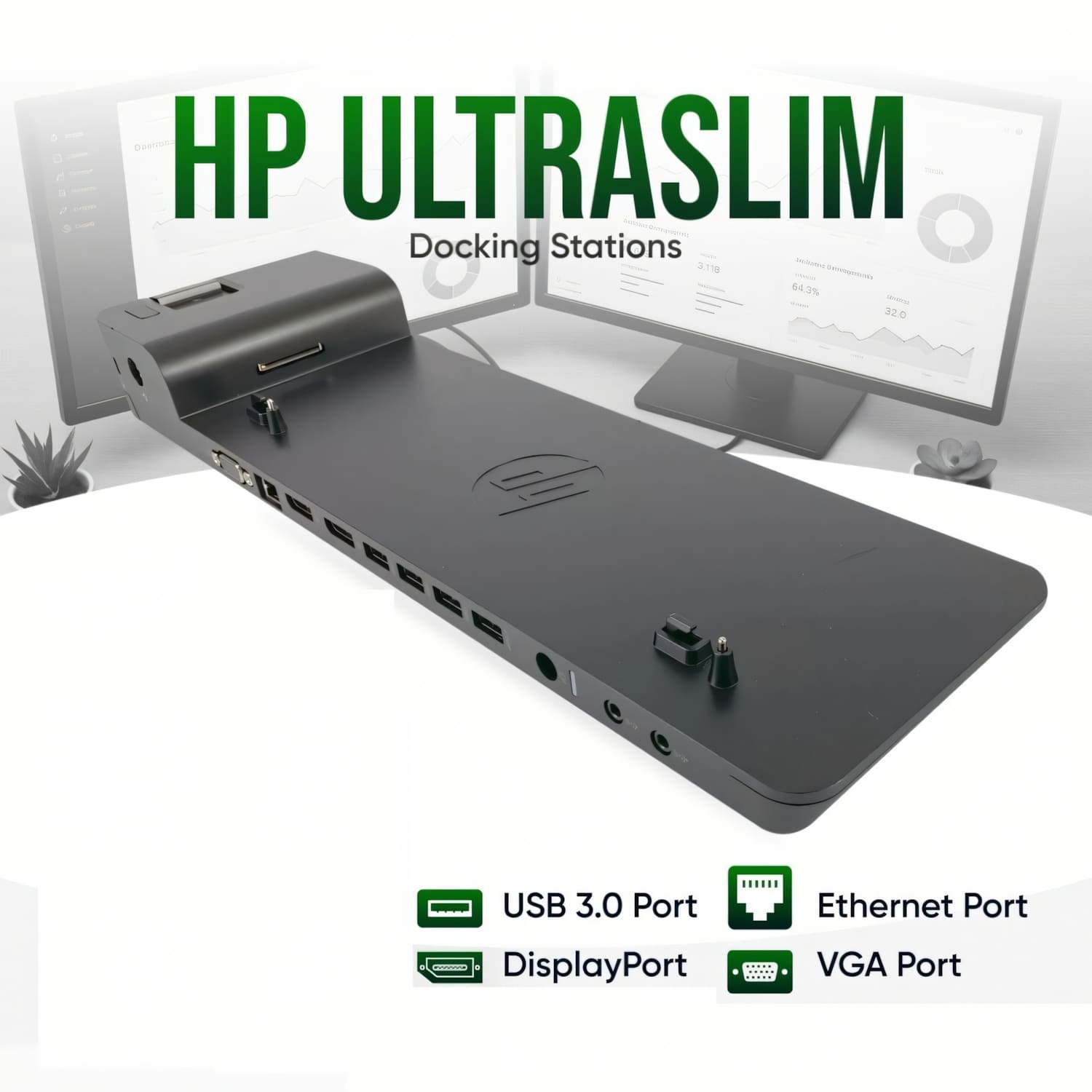 HP UltraSlim Docking Station D9Y32AA - Image 3