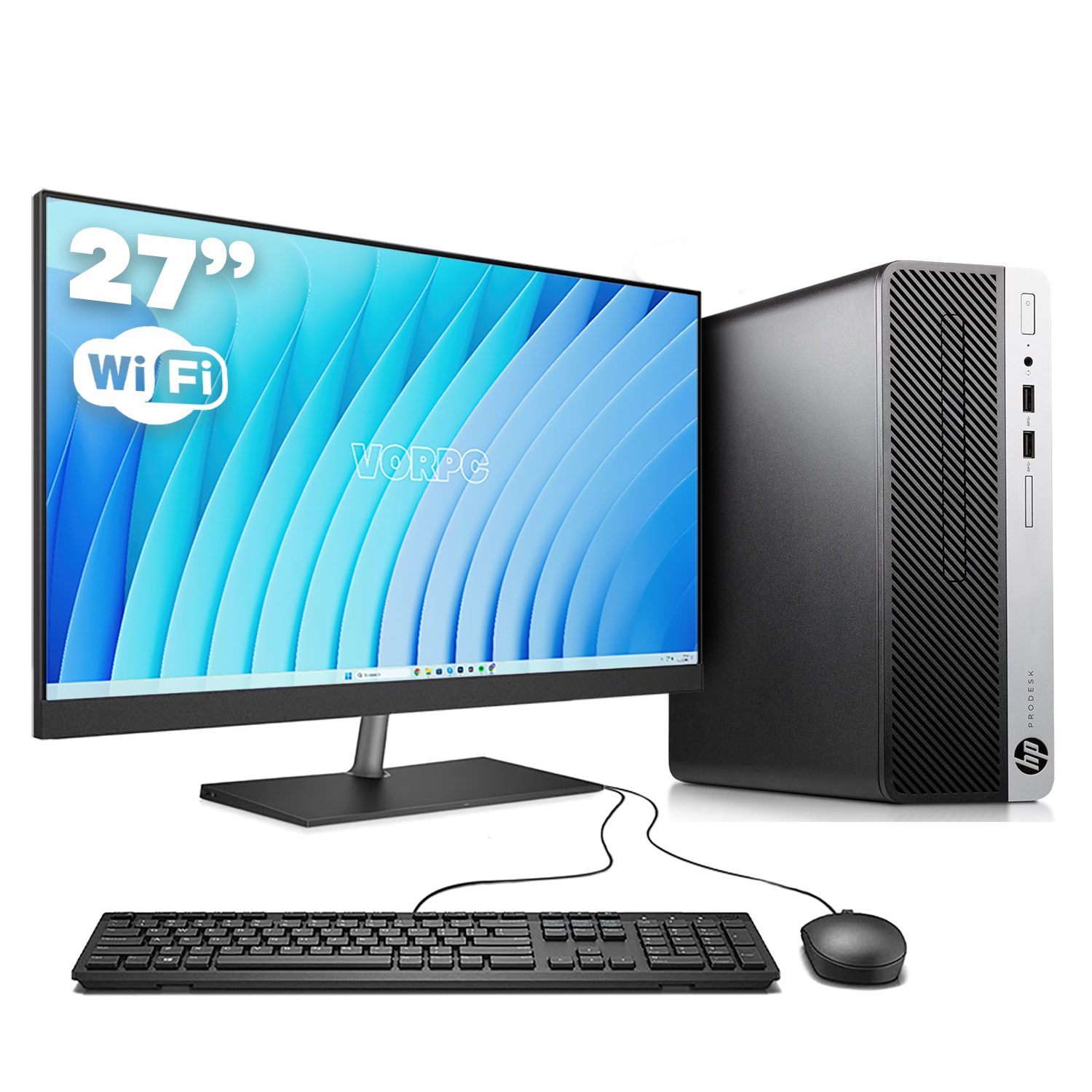 HP 400 G4 SFF / i5-6500 / 16GB DDR4 256GB SSD Windows 10 PACK 27