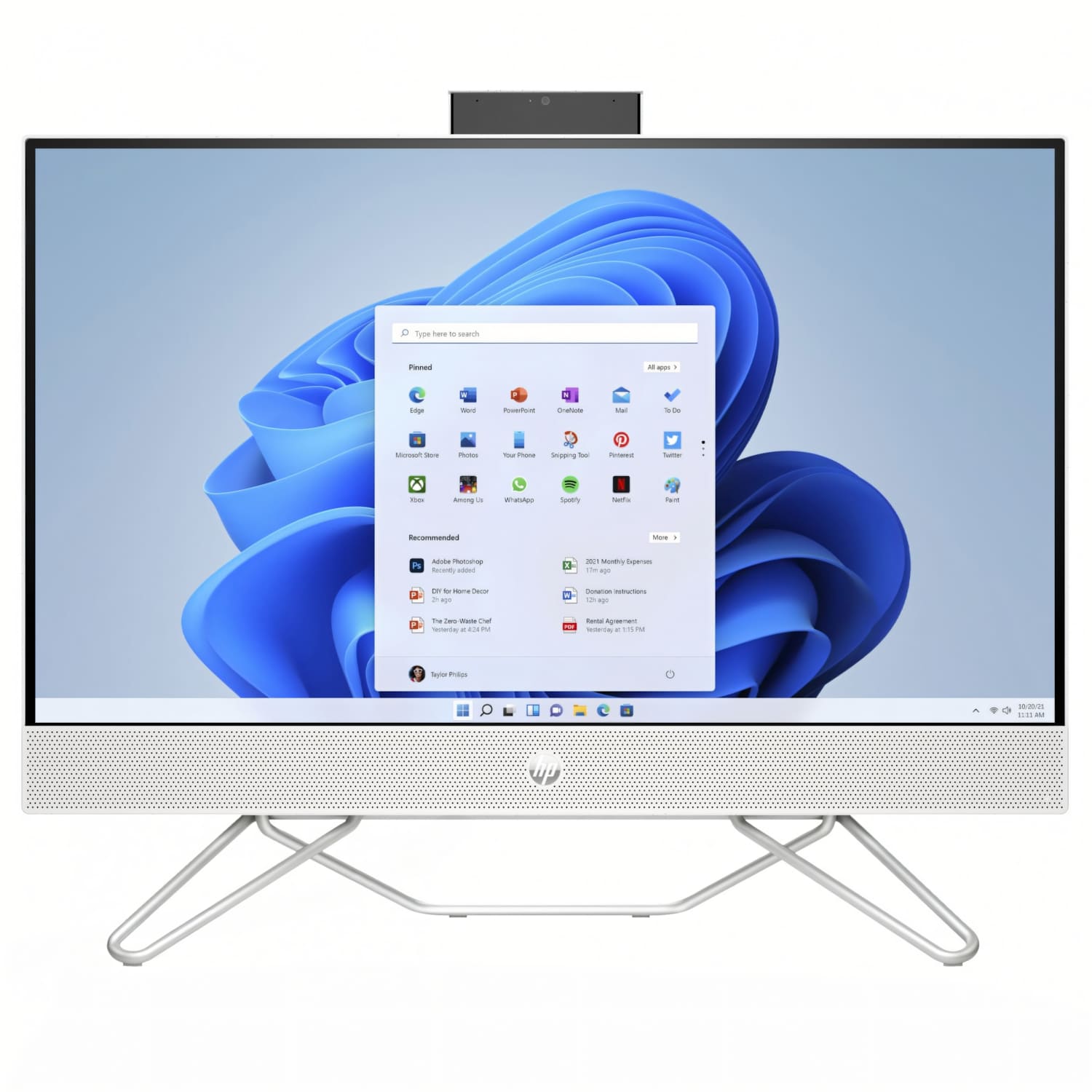 HP ALL IN ONE 24-cb0000ns 24" / Celeron-J4025 / 8GB DDR4 256GB SSD Windows 11 - Image 2