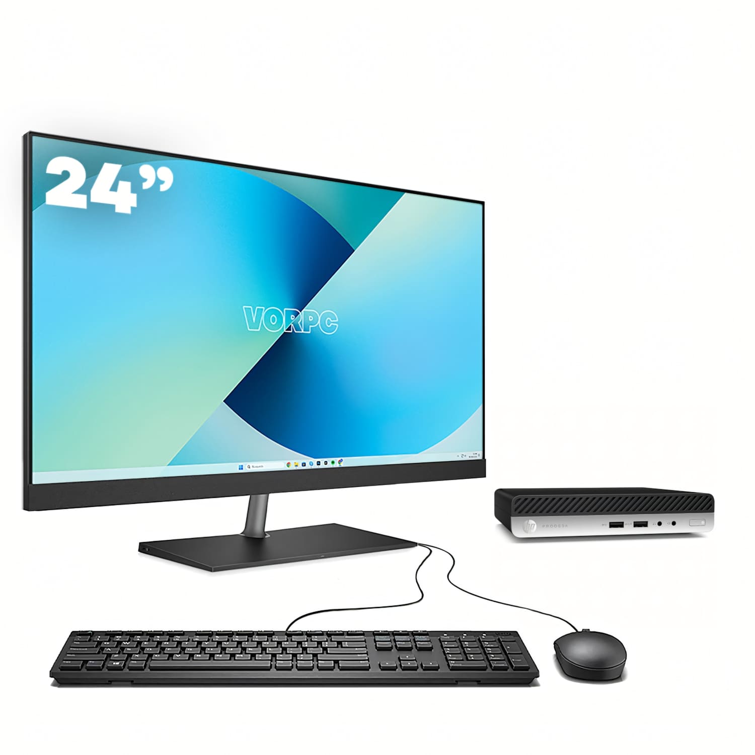 Mini PC HP 400 G5 / i5-9500T / 16GB DDR4 256GB SSD Windows 11 PACK 24
